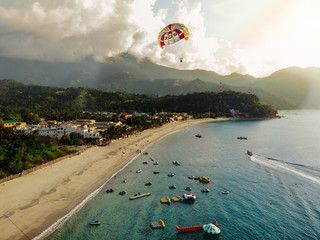   Aerial View of Puerto Galera, The Philippines