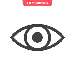 Eye vector icon. Human vision symbol.
