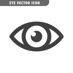 Eye vector icon. Human vision symbol.