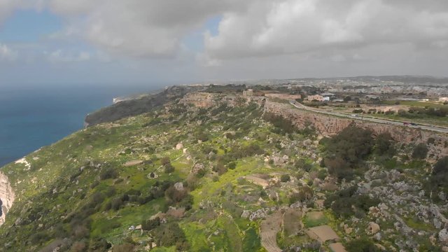 Dingli Cliffs by Drone