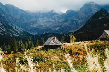 house in the mountains