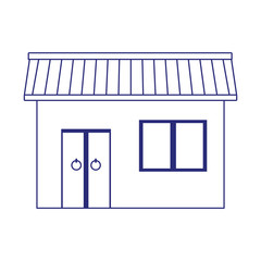 Isolated mexican house vector design