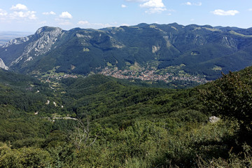 Naklejka premium Landscape of Balkan Mountains with Vratsata pass, Bulgaria