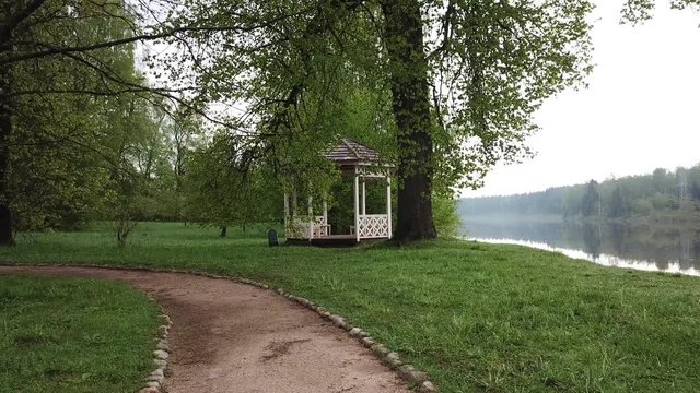 Spring at the I.E. Manor Museum Repina Zdravnevo