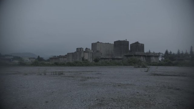 Abandoned industrial site
