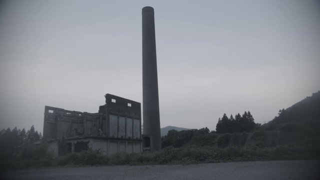 Abandoned industrial site