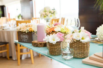 decoração de mesa de casamento 