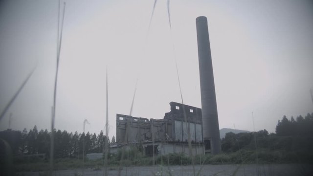 Abandoned industrial site