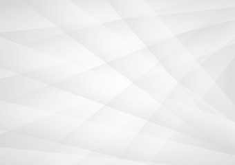 Fototapeta premium Abstract geometric white and gray color background. Vector, illustration. 