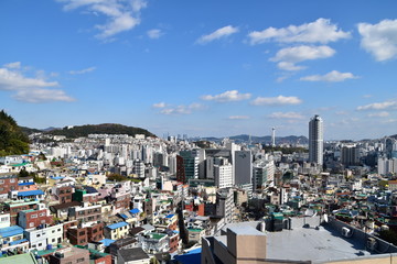 The view of Busan in South Korea