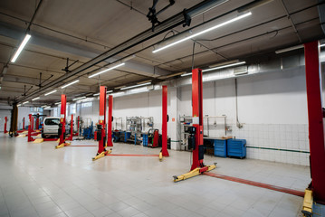 car workshop repair service garage box