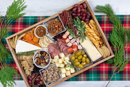 Charcuterie board for holiday party