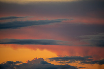 Fototapeta na wymiar Sunset sky in Arizona