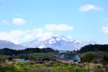 冠雪の妙高山