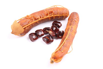 Sweet tamarind on a white background