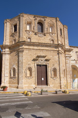 Obraz premium Chiesa Di Santa Maria Degli Angeli (Church Of Saint Mary's Angel) a At Gallipoli Puglia Italy