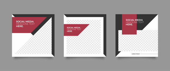 Modern promotion square web banner for social media mobile apps. Elegant sale and discount promo backgrounds for digital marketing	