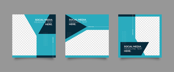 Modern promotion square web banner for social media mobile apps. Elegant sale and discount promo backgrounds for digital marketing	