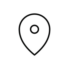 Location pin icon vector design