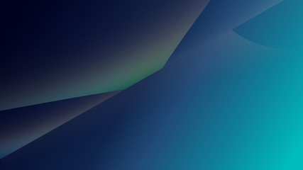 intersection curve line on gradient blue abstract background