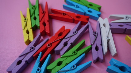 colorful clothes pegs