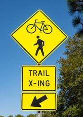 Trail X-ing Sign