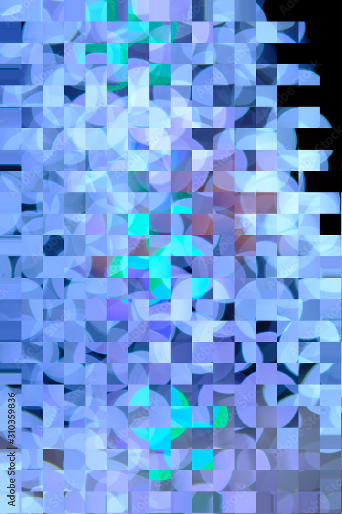 Poster abstract background with cubes