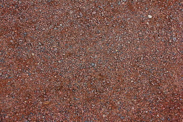 Little stones surface, decorative red sand texture for background