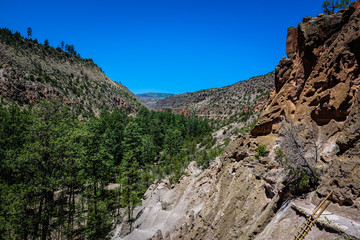 The Main Loop Trail Walk, Bandelier National Monument, New Mexico, United States