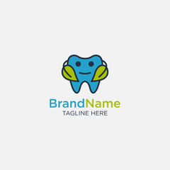 Fototapeta premium Nature Dental Logo Template Design Vector