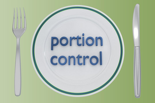 portion control concept