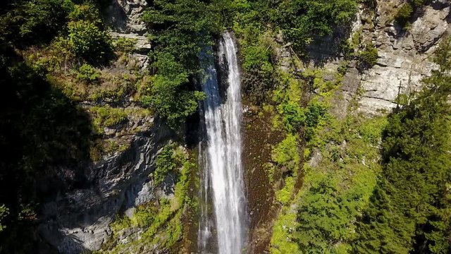 Travel destination river waterfall, Macahel National Park, Borcka, Artvin, Turkey