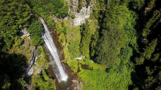 Travel destination river waterfall, Macahel National Park, Borcka, Artvin, Turkey
