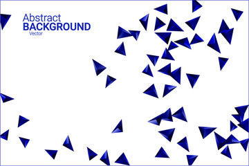 Obraz premium Triangular background.