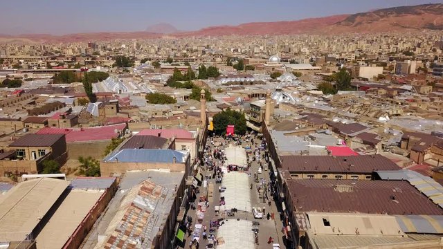 Historical middle east capital city, Tabriz and Bazaar, Iran