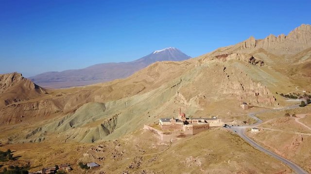 Agri Dagi, Dogubeyazit, Ishak Pasha Palace, Mount Ararat Steppes, Turkey
