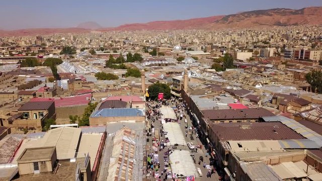 Historical middle east capital city, Tabriz and Bazaar, Iran