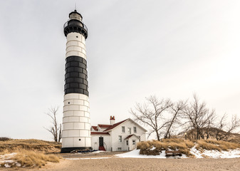 Black and White Tower at Big Sable Lighthouse