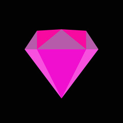 vector illustration of diamond