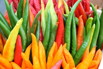 Chili Peppers in basket