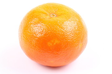 orange fruit isolated on white background