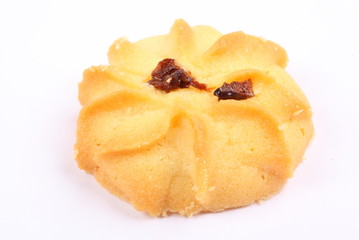 Cookies on a white background