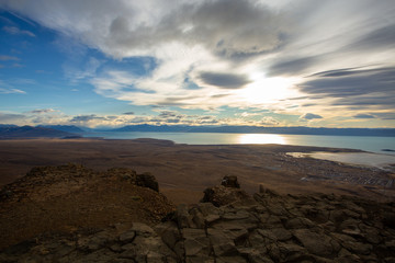 landscapes of el calafate in argentina