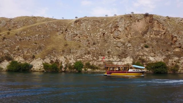 Boat Trip on Euphrates or Firat River, Halfeti, Urfa, Turkey