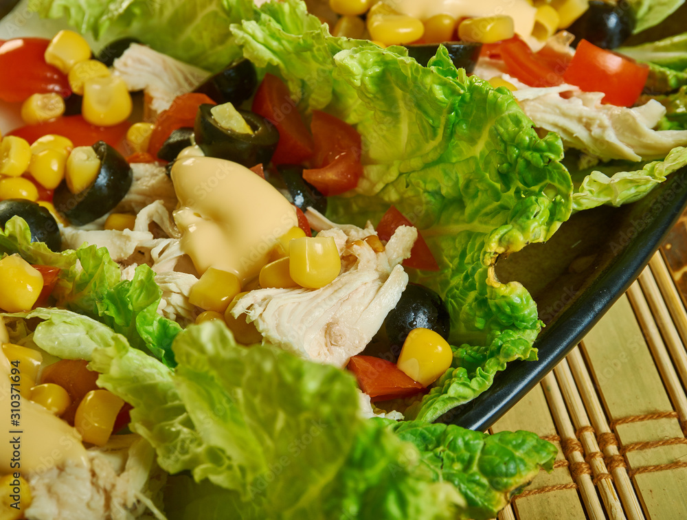 Poster turkey taco lettuce wraps