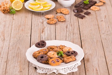 Shortcrust pastry biscuits.