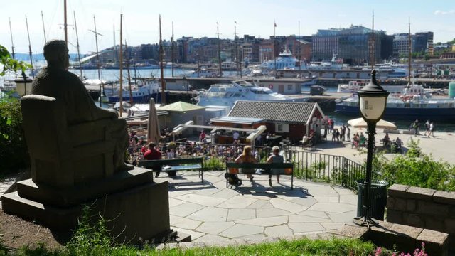 oslo marina view, norway