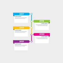 Business infographic and infographics timeline modern vector