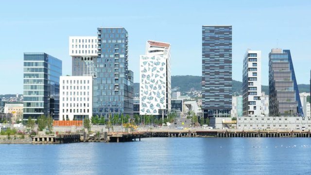 Barcode Project High-rise Apartments Of Oslo Norway