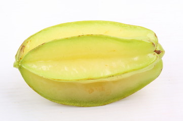 Star apple isolated on white background